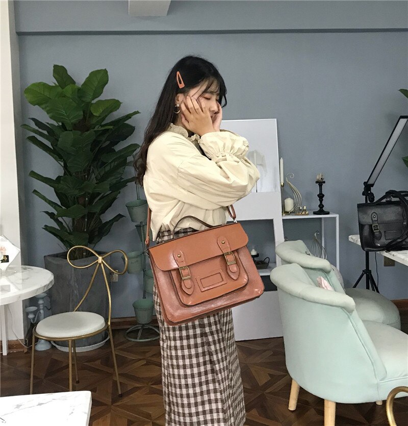 Women's Vintage Korean Backpack