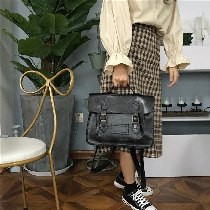 Women's Vintage Korean Backpack