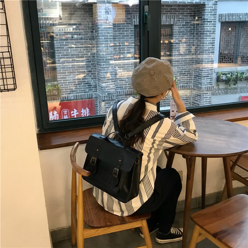 Women's Vintage Korean Backpack