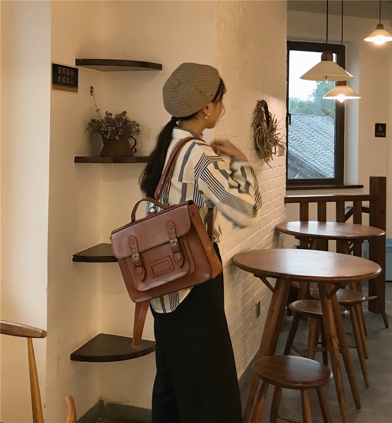 Women's Vintage Korean Backpack