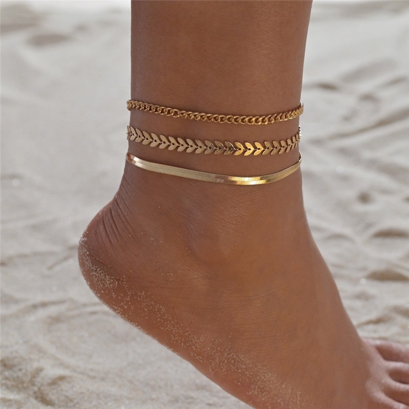 Simple Chain Anklets for Women Simple Chain Anklets for Women