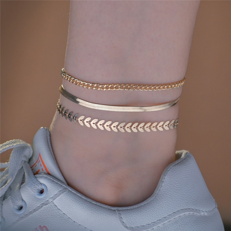 Simple Chain Anklets for Women Simple Chain Anklets for Women