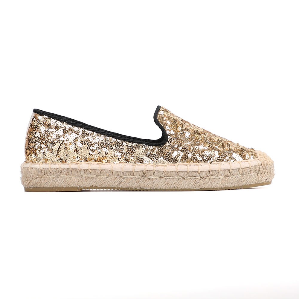 Flat Women's Espadrilles in Sequins