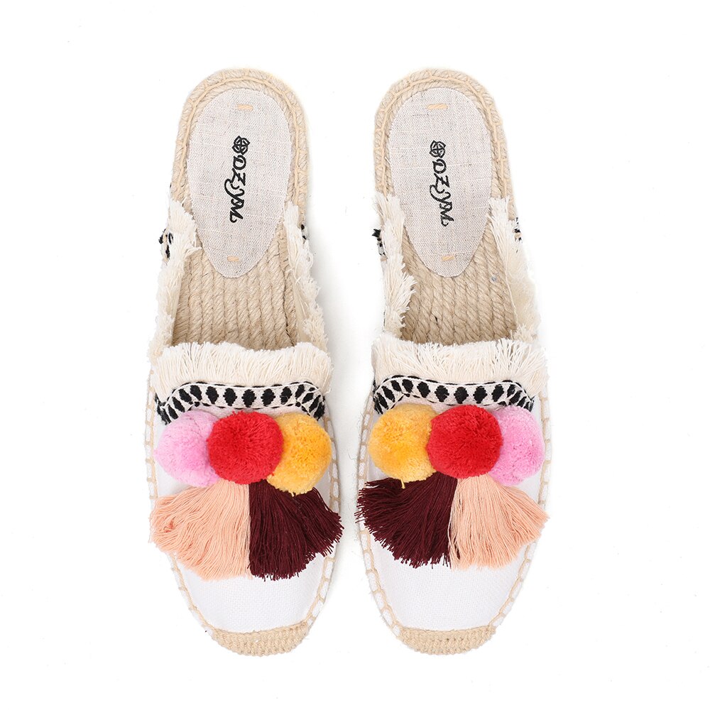Sunshine Hemp Slippers in Multicolours